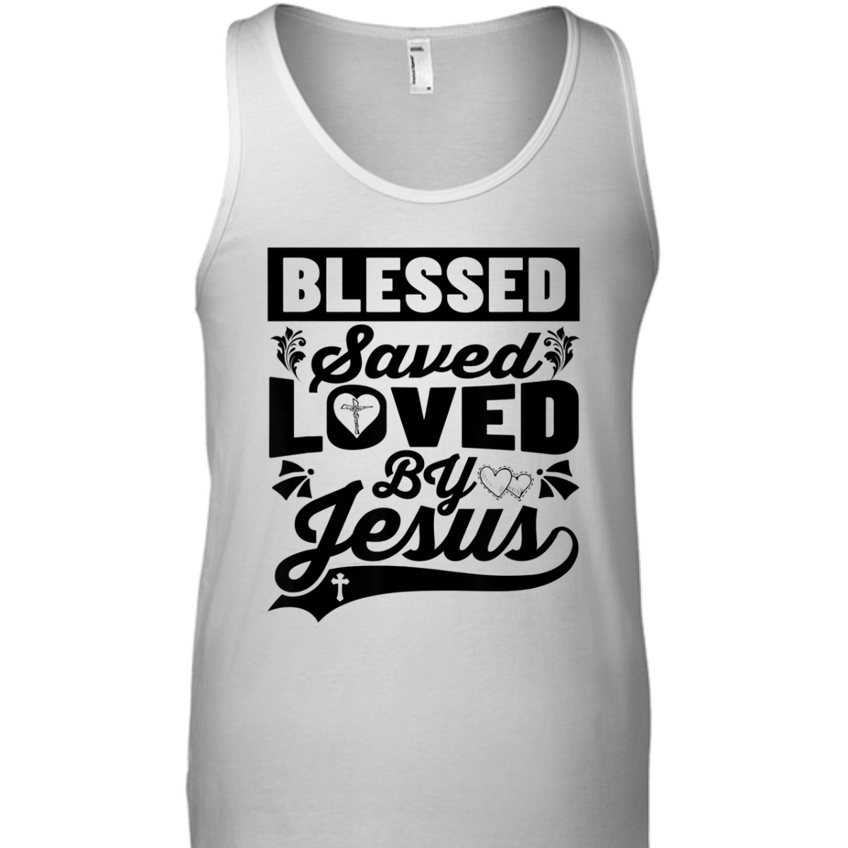 Blessed Saved Loved By Jesus T-Shirt My Superhero Is Jesus