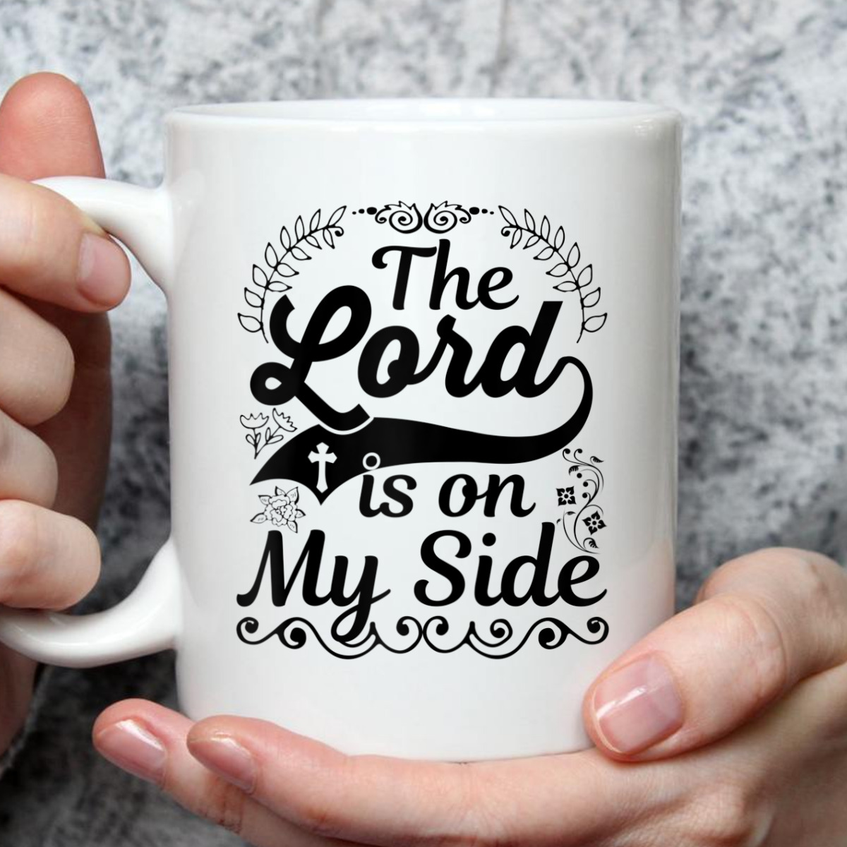 The Lord Is On My Side T-Shirt Awesome Christian Gift For Believers