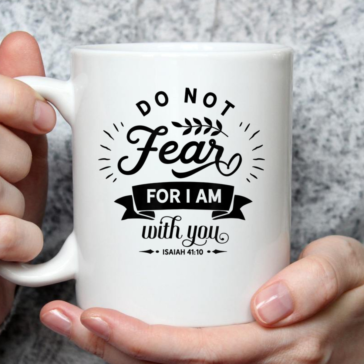 Christian Do Not Fear For I Am With You Isaiah 41:10 Bible Verse T-Shirt