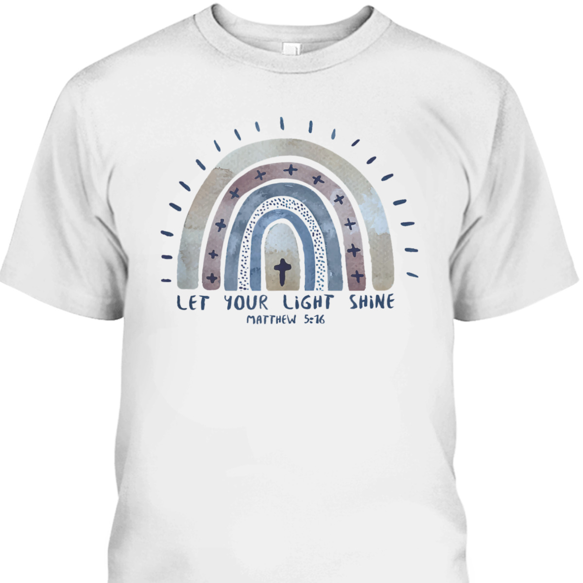 Let Your Light Shine Matthew 5:16 Christian Bible Verse T-Shirt Let Your Light Shine Matthew 5:16 Christian Bible Verse T-Shirt