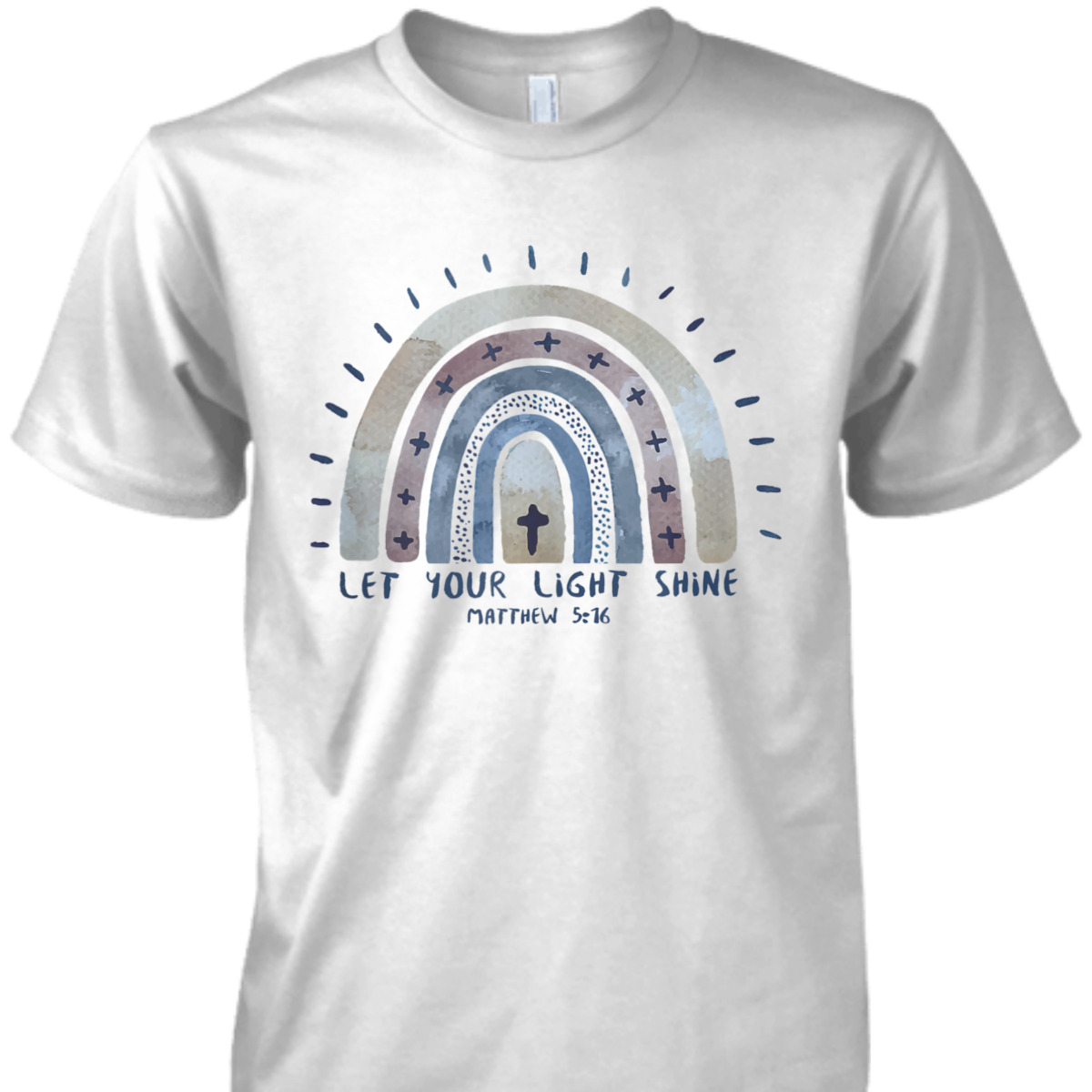 Let Your Light Shine Matthew 5:16 Christian Bible Verse T-Shirt Let Your Light Shine Matthew 5:16 Christian Bible Verse T-Shirt