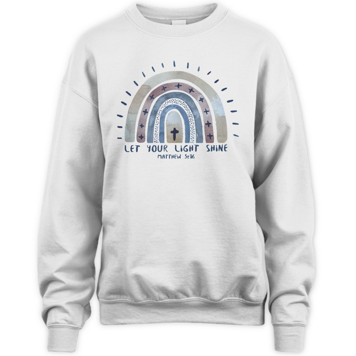 Let Your Light Shine Matthew 5:16 Christian Bible Verse T-Shirt