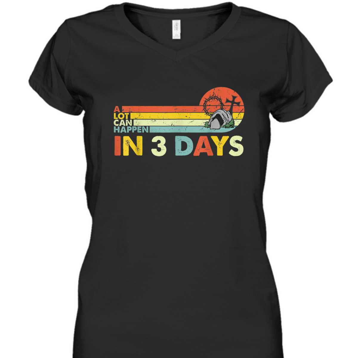 Christian Bible A Lot Can Happen In 3 Days T-Shirt Easter Day Religious Gift Christian Bible A Lot Can Happen In 3 Days T-Shirt Easter Day Religious Gift