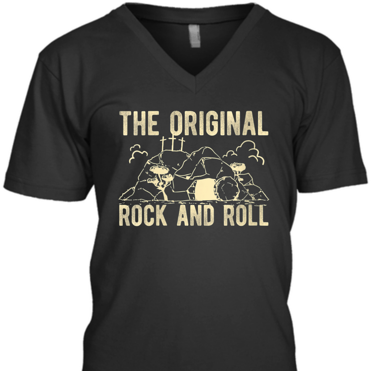 The Original Rock And Roll Funny Christian Jesus Religion T-Shirt The Original Rock And Roll Funny Christian Jesus Religion T-Shirt