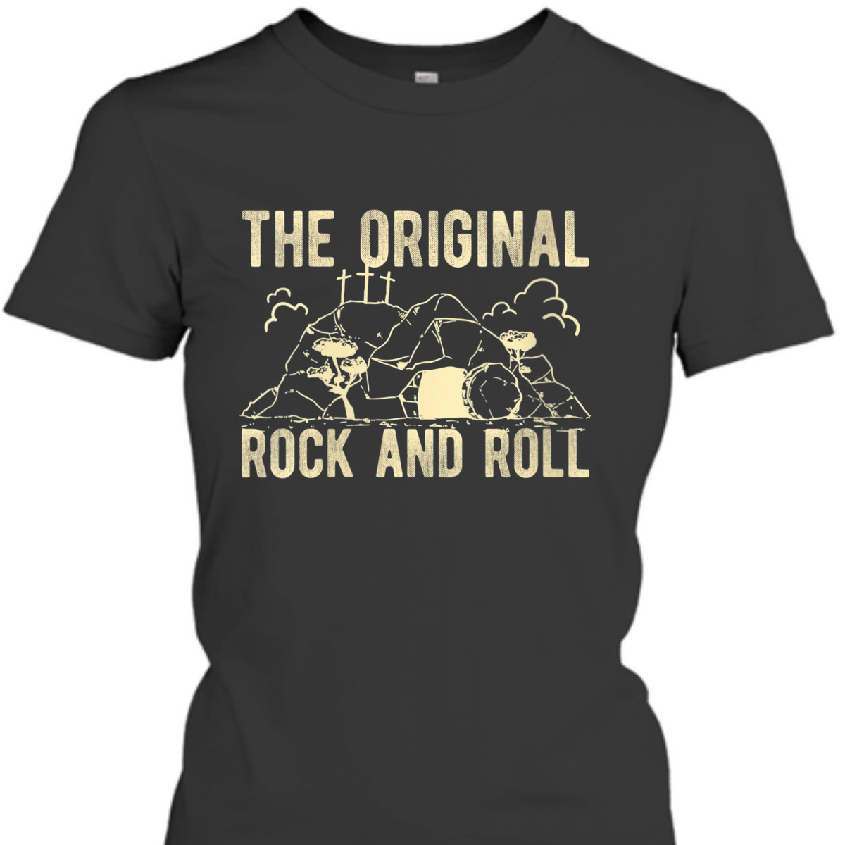 The Original Rock And Roll Funny Christian Jesus Religion T-Shirt The Original Rock And Roll Funny Christian Jesus Religion T-Shirt