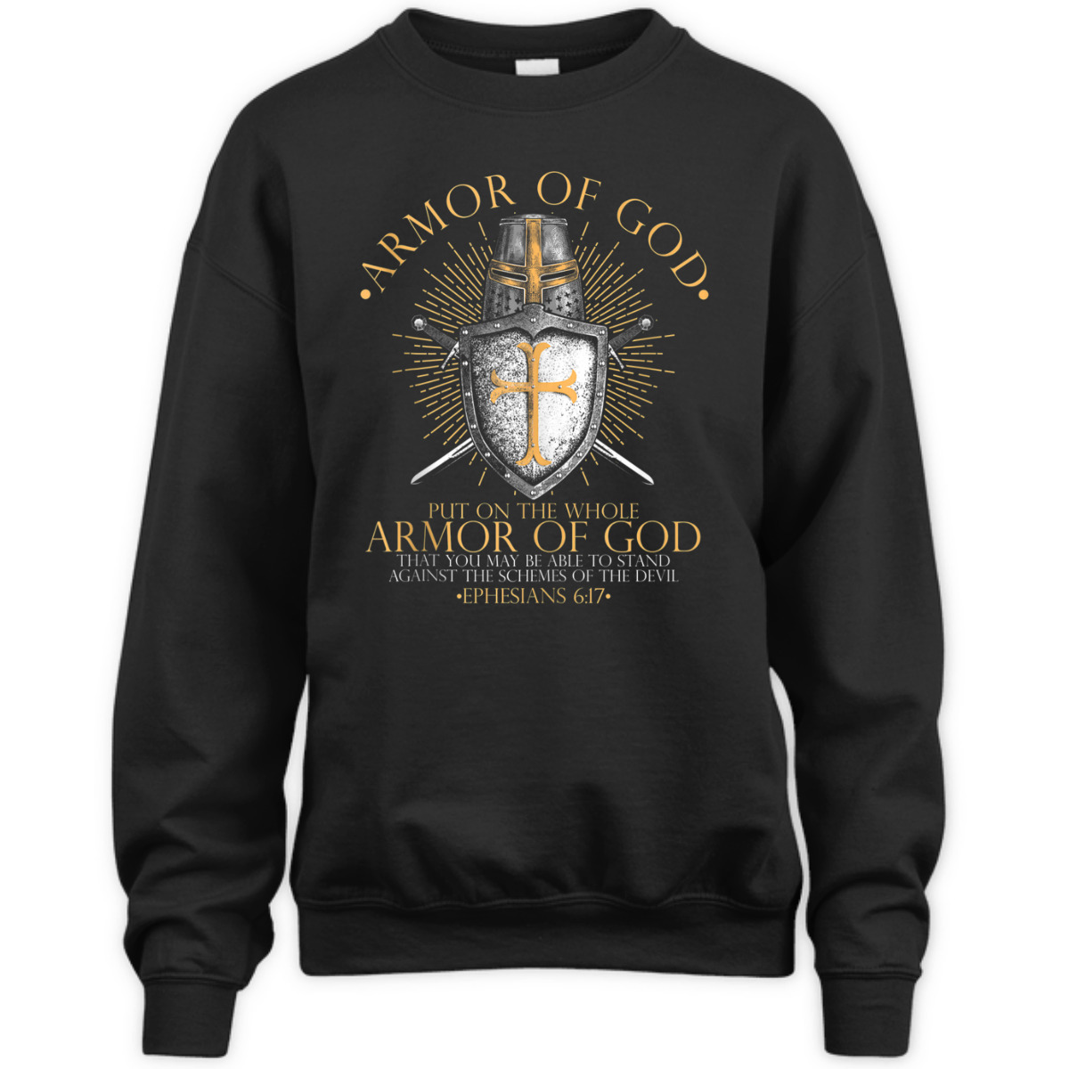 Put On The Full Armor Of God T-Shirt Faith Believers Bible Verse Religious Gift Put On The Full Armor Of God T-Shirt Faith Believers Bible Verse Religious Gift
