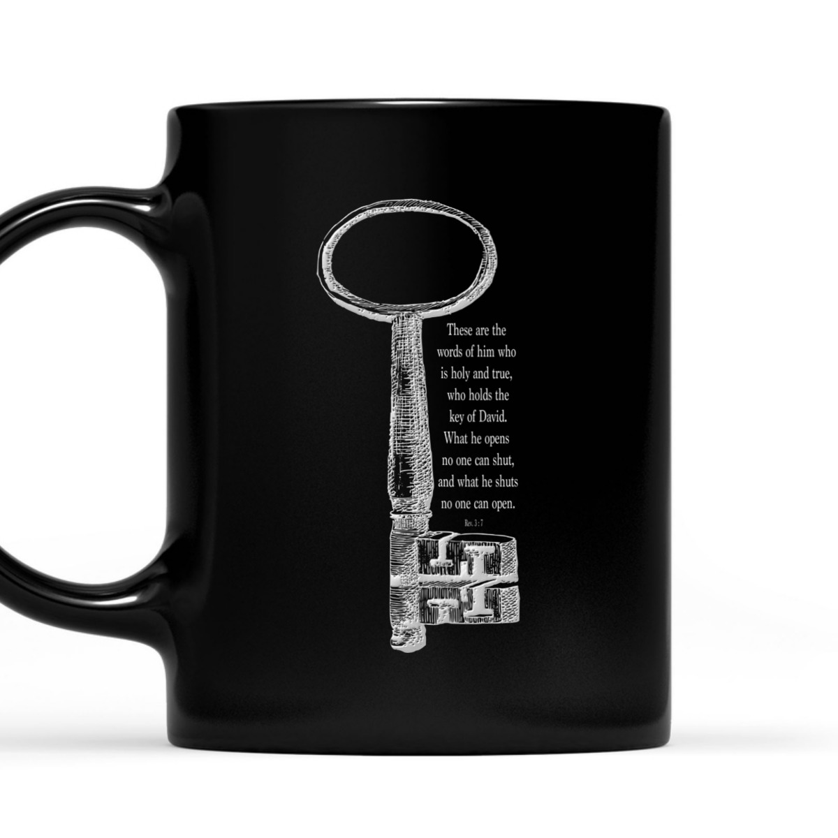 The Key What He Shuts No One Can Open Religious Bible Verse T-Shirt The Key What He Shuts No One Can Open Religious Bible Verse T-Shirt