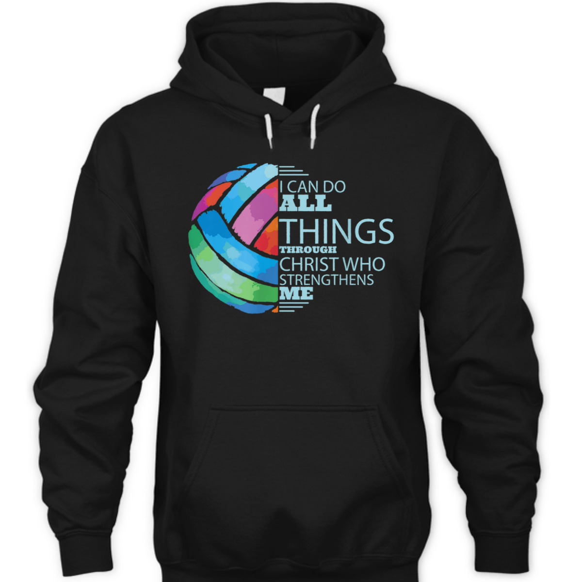 Volleyball Player Bible Verse T-Shirt I Can Do All Things Through Christ Volleyball Player Bible Verse T-Shirt I Can Do All Things Through Christ