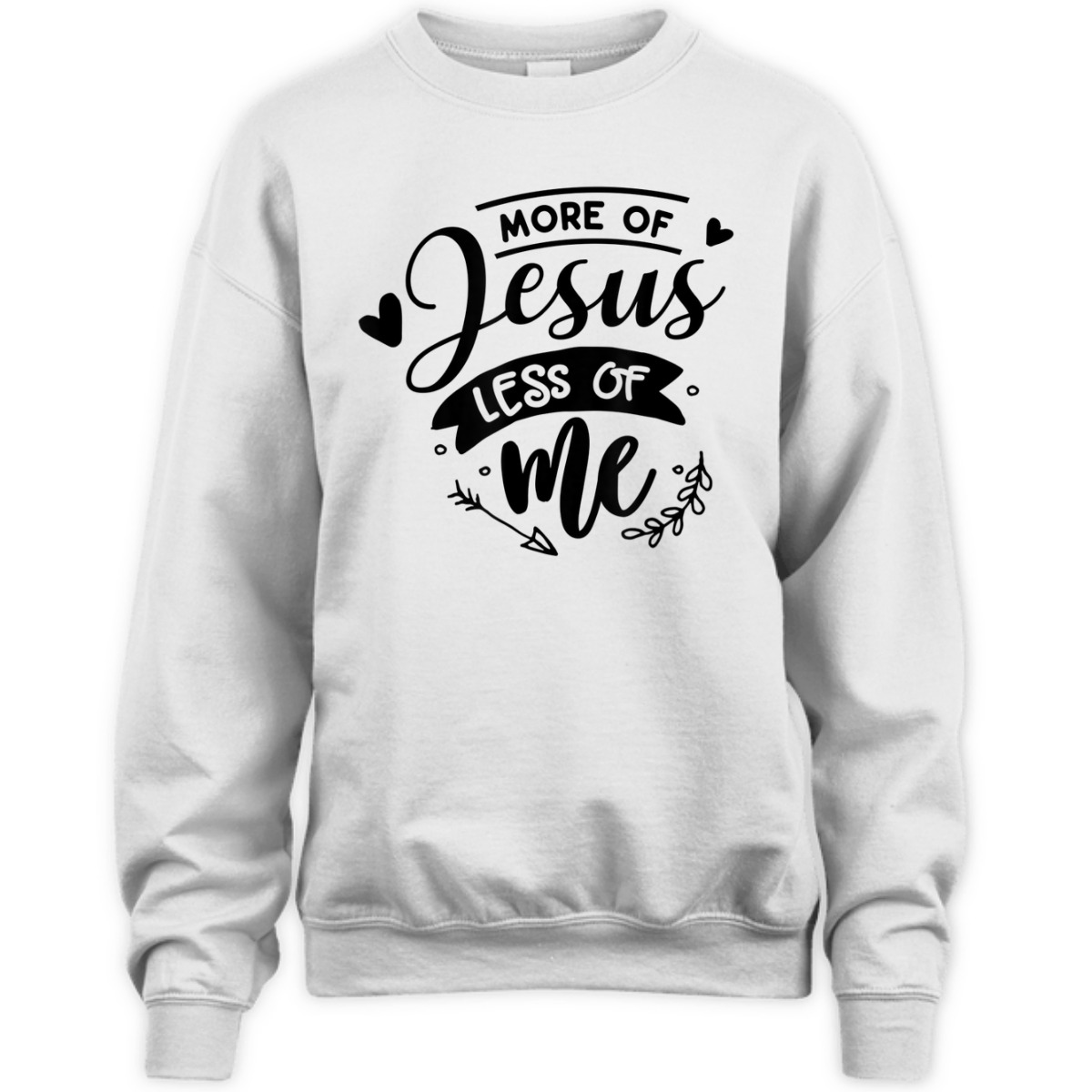 More Of Jesus Less Of Me Bible Verse Religious T-Shirt More Of Jesus Less Of Me Bible Verse Religious T-Shirt
