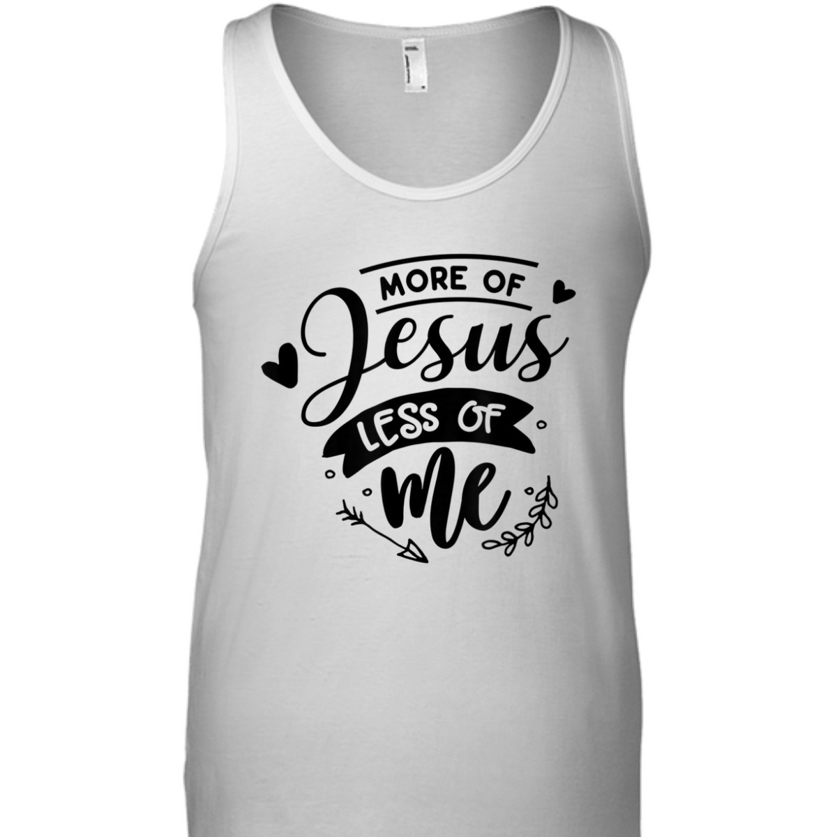 More Of Jesus Less Of Me Bible Verse Religious T-Shirt