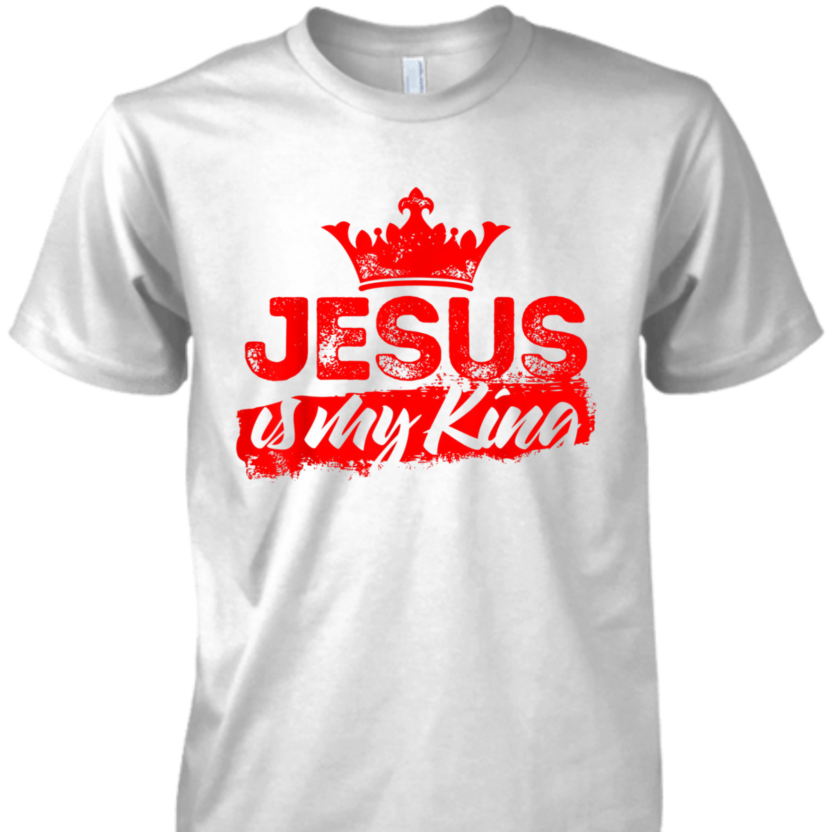 Jesus Is My King T-Shirt Christian Christianity Gift