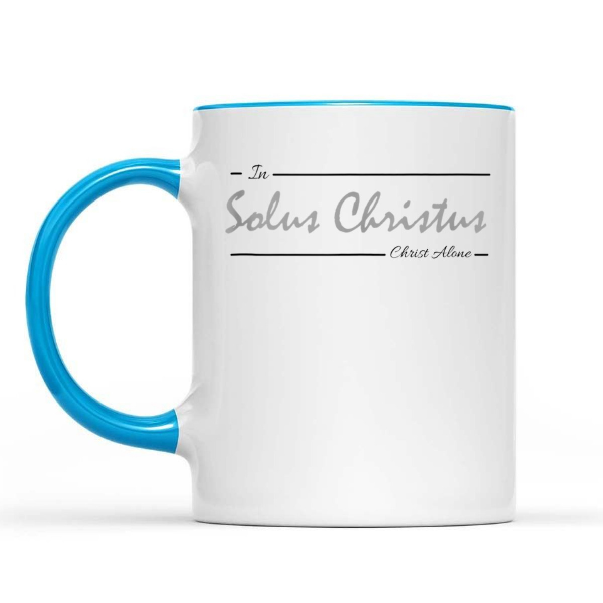 Solus Christus In Christ Alone T-Shirt Latin Five Solas Reformation