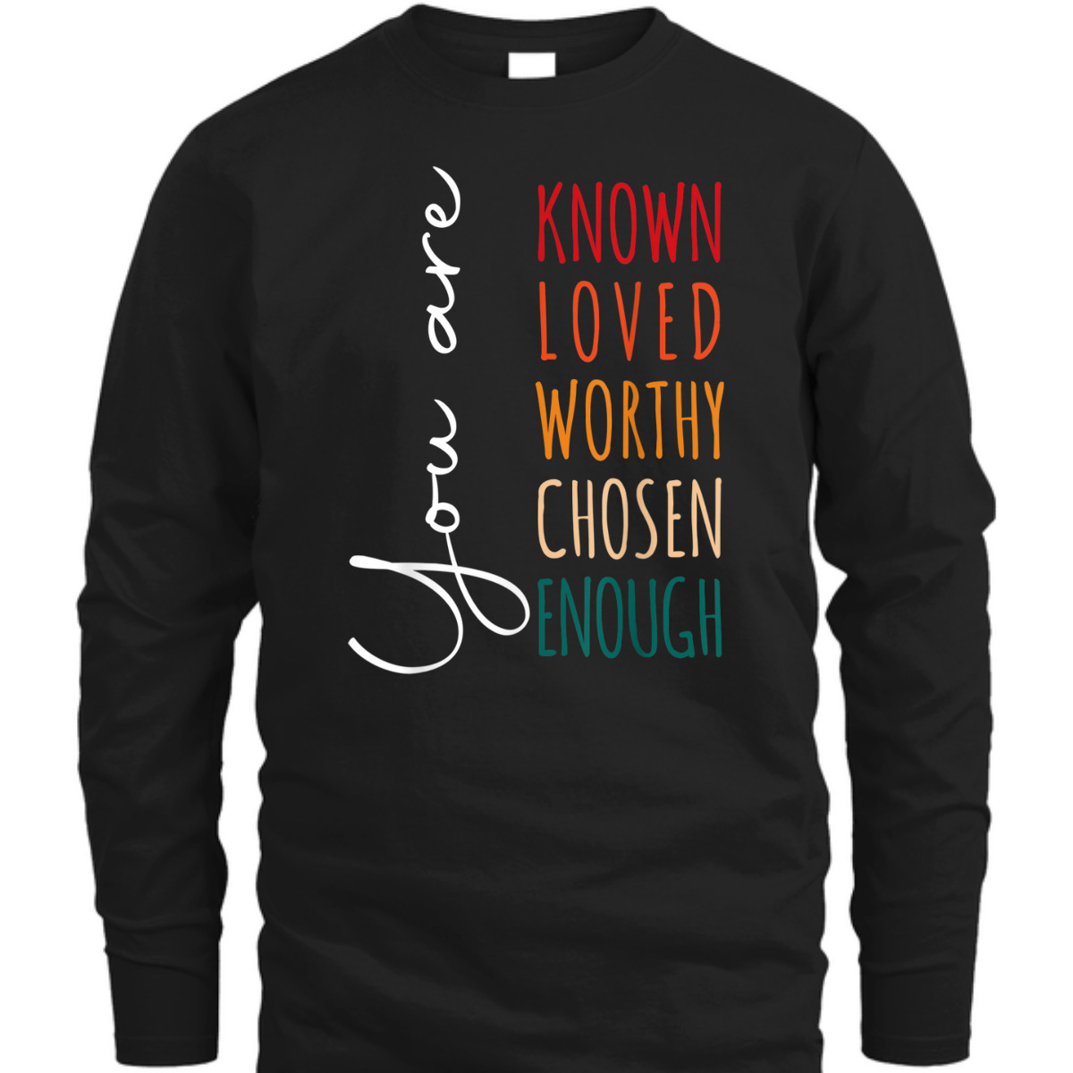 You Are Known You Are Loved By God Christian Bible Verse Religious T-Shirt