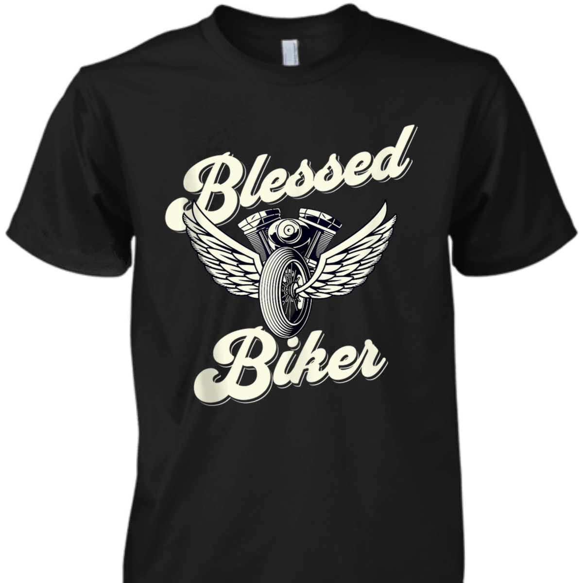Blessed T-Shirt Christian Biker Motorcycle Religious Gift Blessed T-Shirt Christian Biker Motorcycle Religious Gift