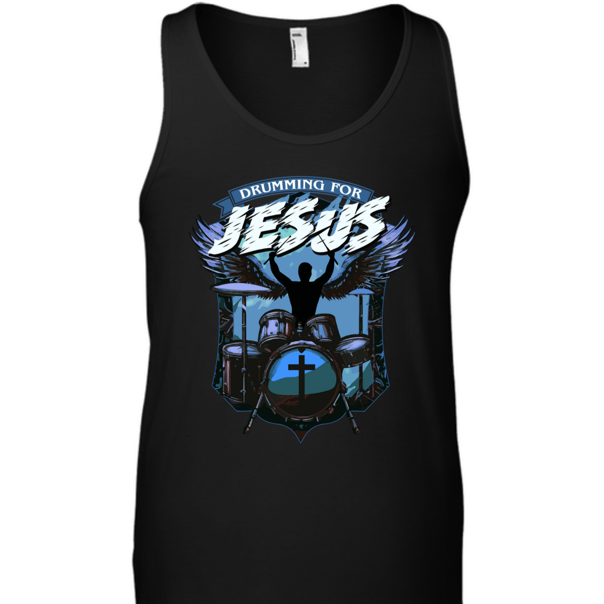 Christian Drummer Drumming For Jesus T-Shirt Worship Drummer Christian Drummer Drumming For Jesus T-Shirt Worship Drummer