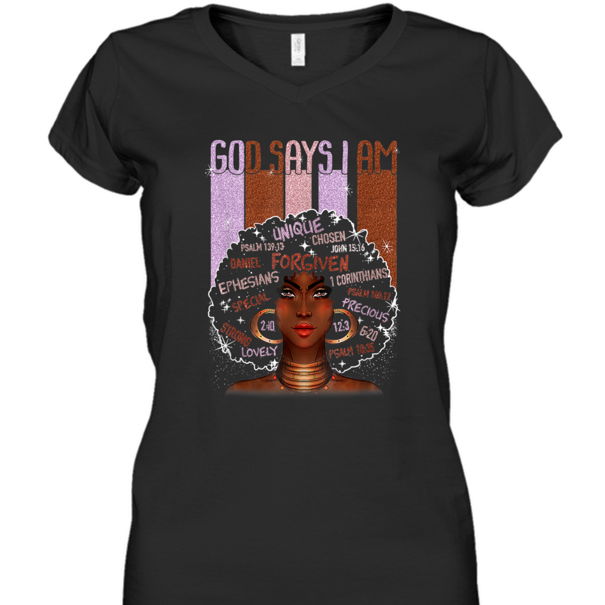 Black History Month T-Shirt God Says I Am Special And Unique Gift Black History Month T-Shirt God Says I Am Special And Unique Gift