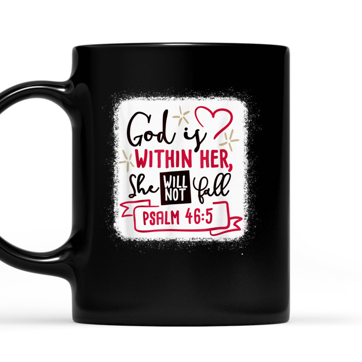 God Is Within Her She Will Not Fall Psalm 46:5 T-Shirt Bible Verse Gift God Is Within Her She Will Not Fall Psalm 46:5 T-Shirt Bible Verse Gift