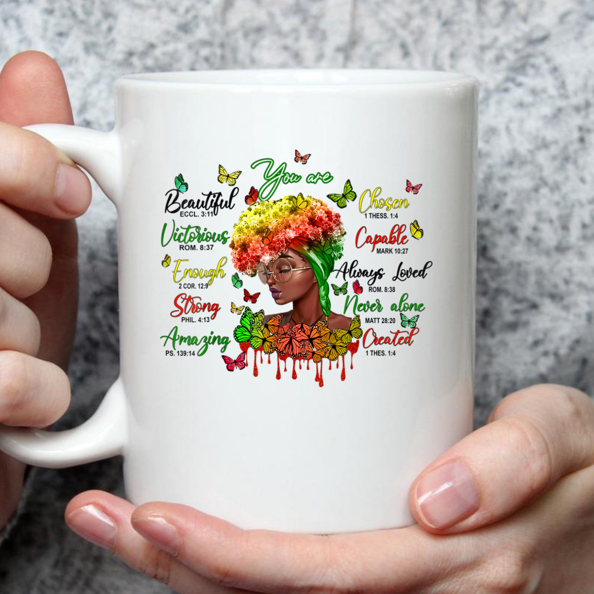 Bible Verse You Are T-Shirt Christian Gift Beautiful Black History Month