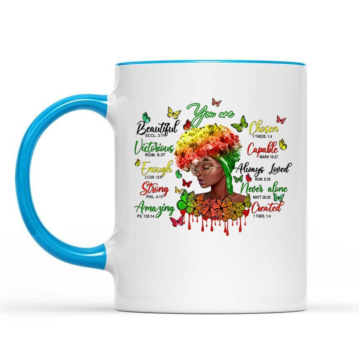 Bible Verse You Are T-Shirt Christian Gift Beautiful Black History Month