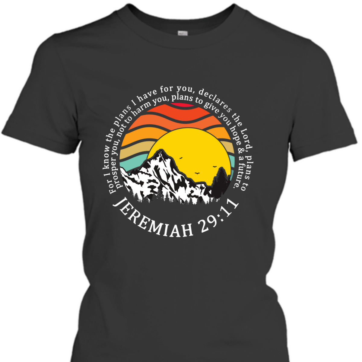 For I Know The Plans I Have For You T-Shirt Jeremiah 29:11 Bible Verse Gift For I Know The Plans I Have For You T-Shirt Jeremiah 29:11 Bible Verse Gift