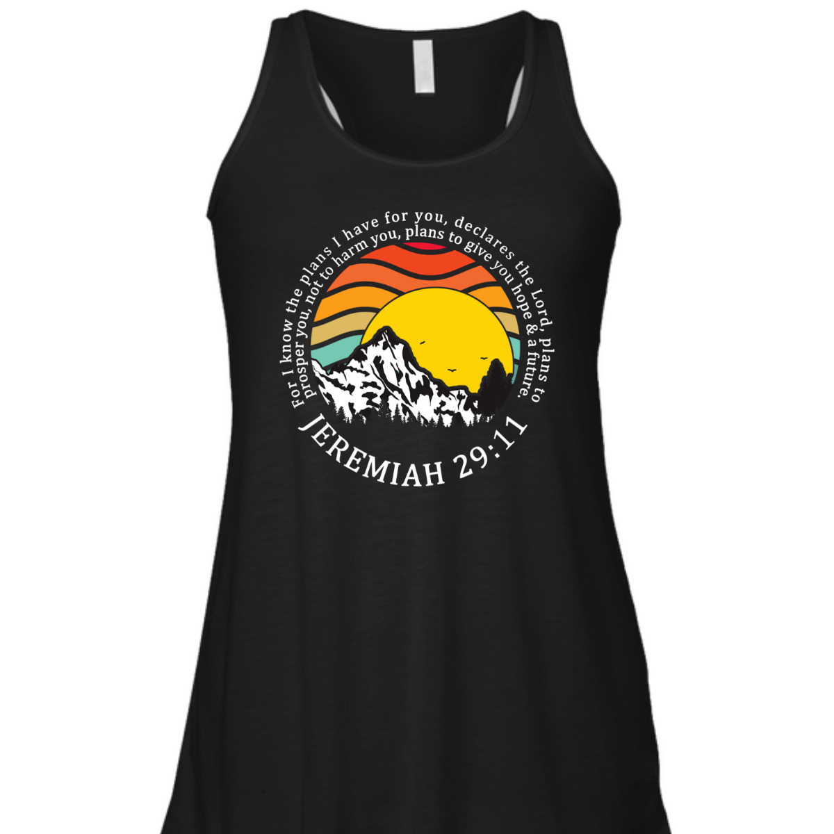 For I Know The Plans I Have For You T-Shirt Jeremiah 29:11 Bible Verse Gift