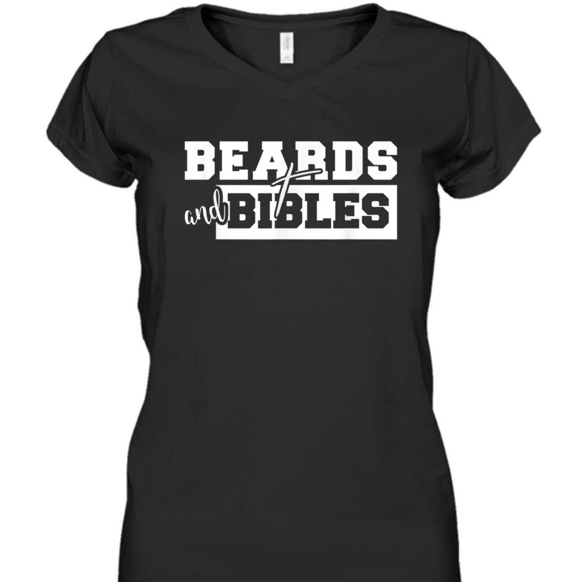 Beards And Bibles T-Shirt Christian Cross Religious Gift Beards And Bibles T-Shirt Christian Cross Religious Gift