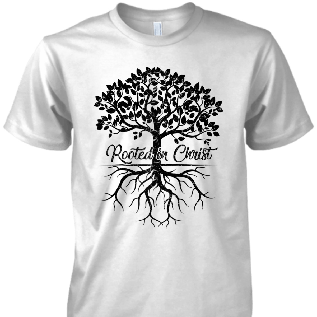 Rooted In Christ Christian Bible Verse T-Shirt Religious Gift Rooted In Christ Christian Bible Verse T-Shirt Religious Gift