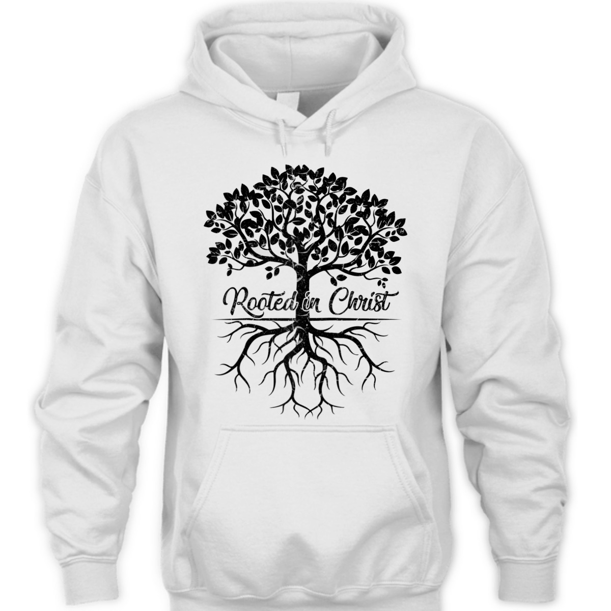 Rooted In Christ Christian Bible Verse T-Shirt Religious Gift