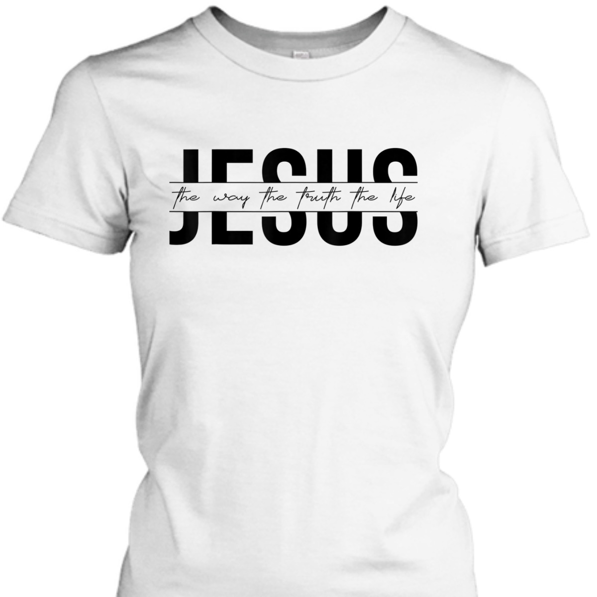 Retro Bible Verse T-Shirt John 146 The Way The Truth The Life Christian Religious Gift Retro Bible Verse T-Shirt John 146 The Way The Truth The Life Christian Religious Gift