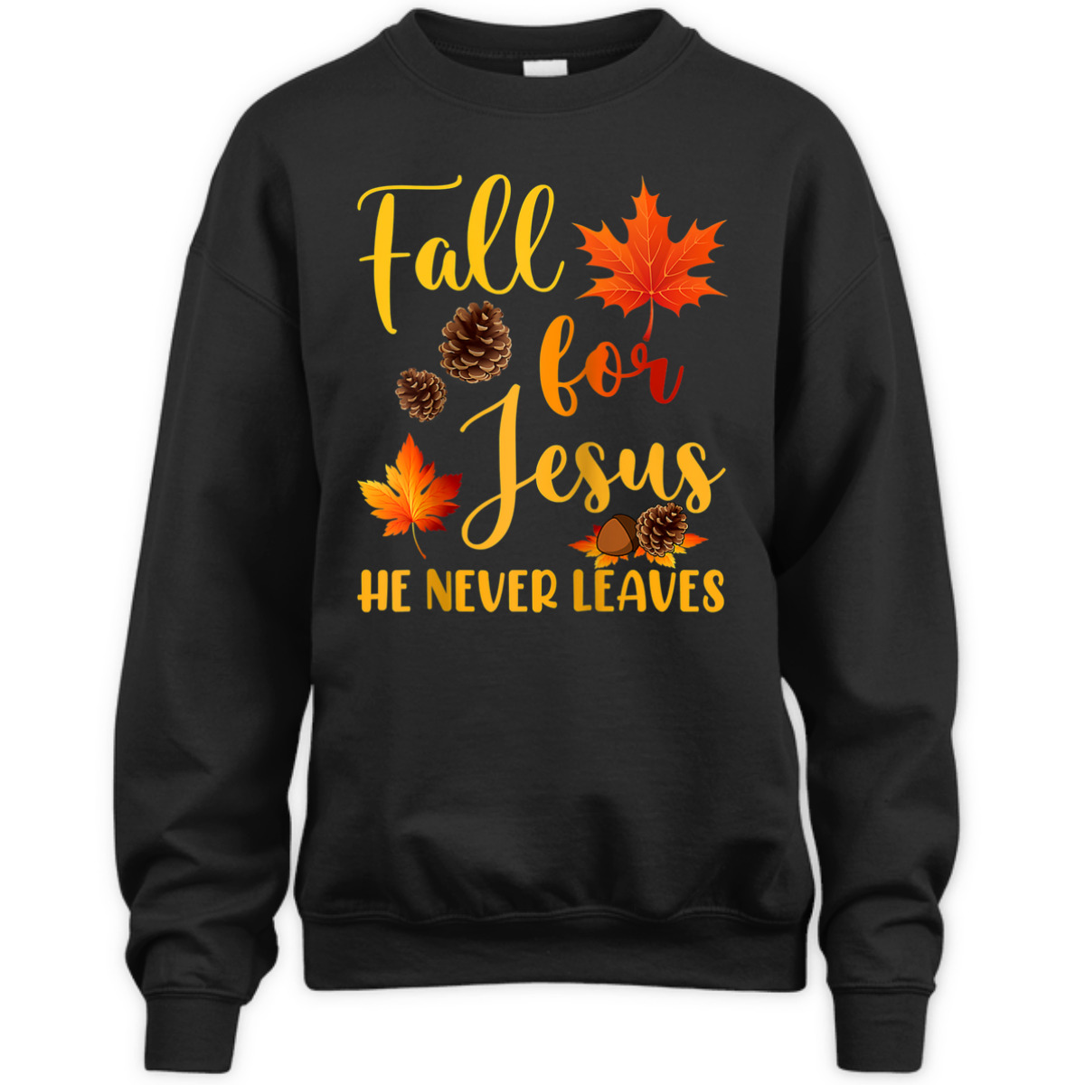 Fall For Jesus He Never Leaves Autumn T-Shirt Christian Prayers Raglan Baseball Thanksgiving Halloween Fall For Jesus He Never Leaves Autumn T-Shirt Christian Prayers Raglan Baseball Thanksgiving Halloween
