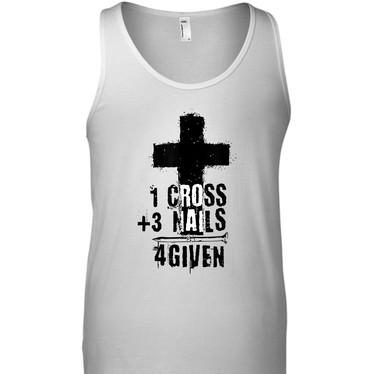 One Cross Plus Three Nails Equals Forgiven T-Shirt One Cross Plus Three Nails Equals Forgiven T-Shirt