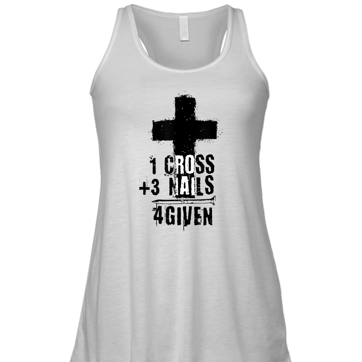 One Cross Plus Three Nails Equals Forgiven T-Shirt One Cross Plus Three Nails Equals Forgiven T-Shirt