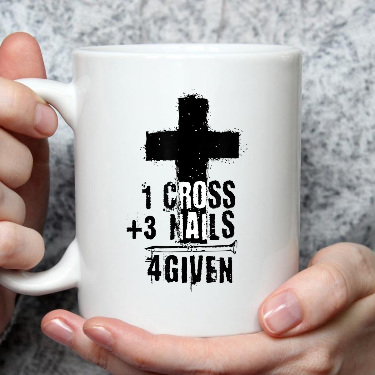 One Cross Plus Three Nails Equals Forgiven T-Shirt One Cross Plus Three Nails Equals Forgiven T-Shirt