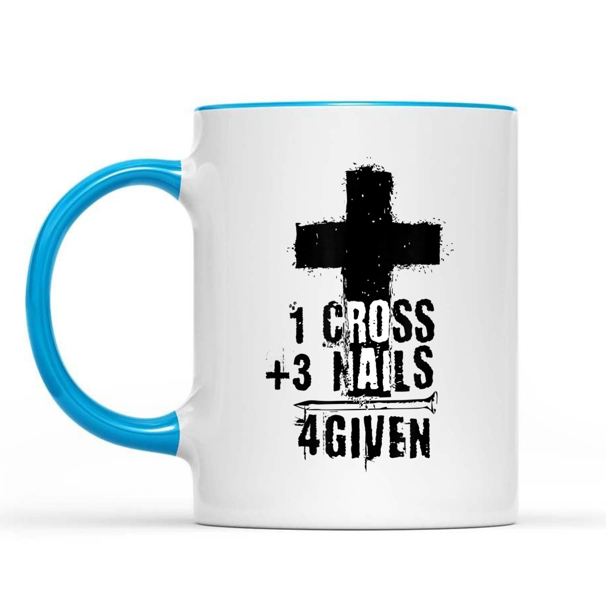 One Cross Plus Three Nails Equals Forgiven T-Shirt
