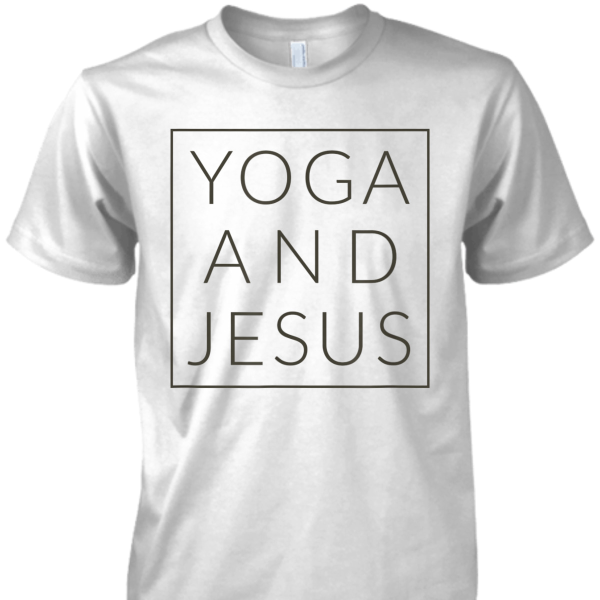 Yoga And Jesus T-Shirt Christian Meditation Gift