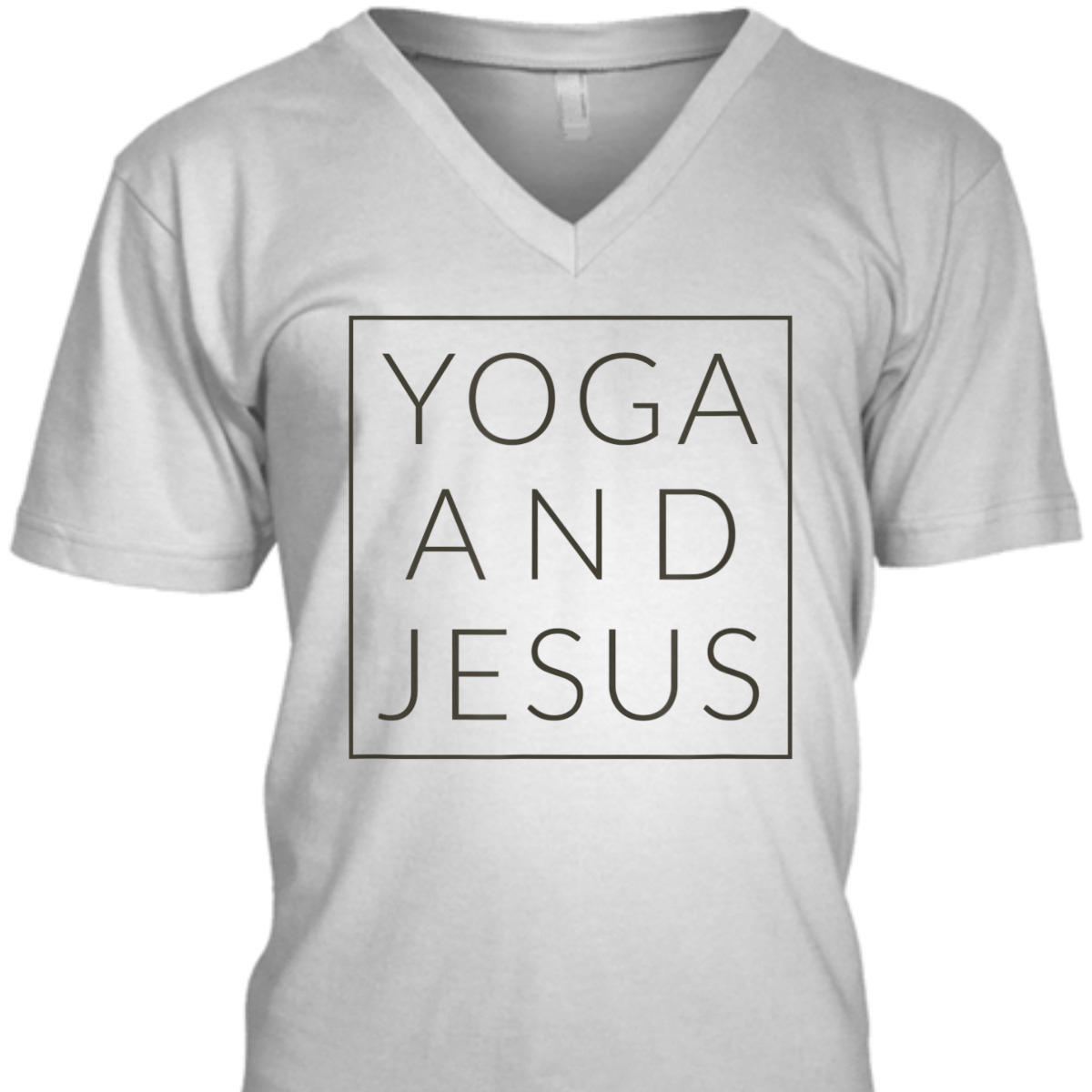 Yoga And Jesus T-Shirt Christian Meditation Gift Yoga And Jesus T-Shirt Christian Meditation Gift