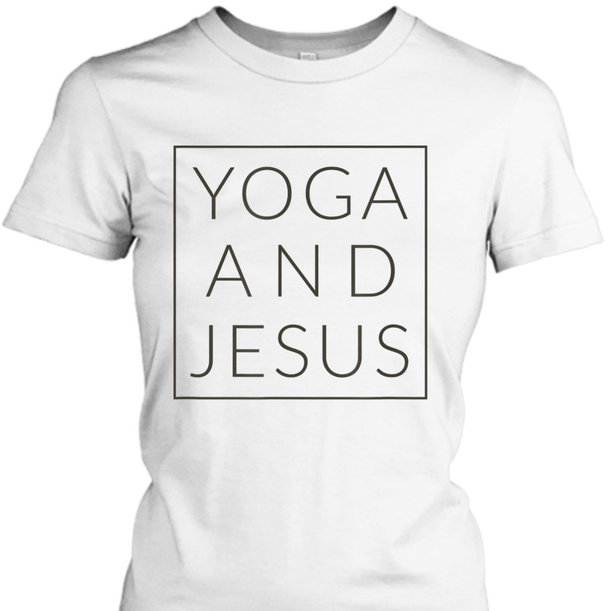 Yoga And Jesus T-Shirt Christian Meditation Gift