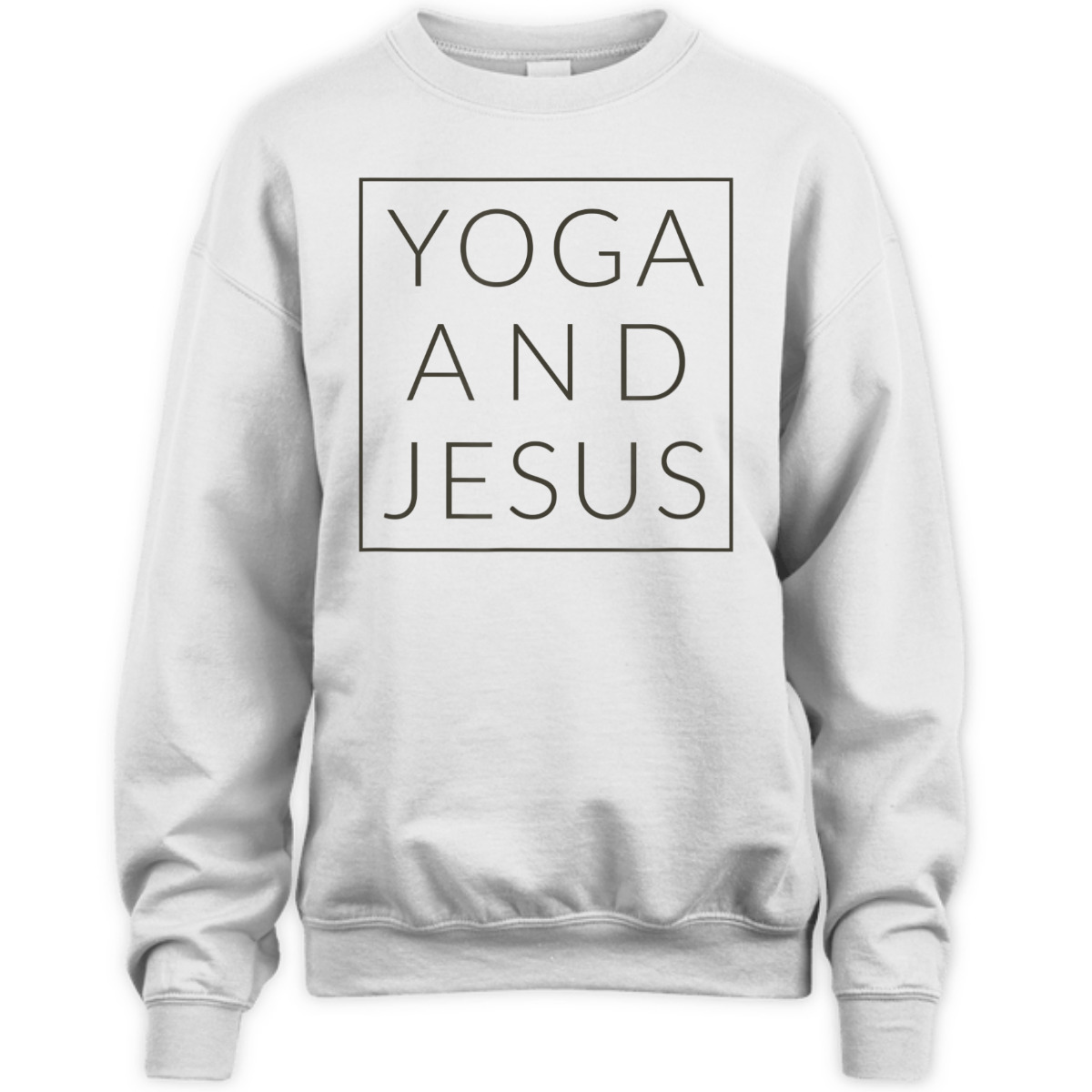 Yoga And Jesus T-Shirt Christian Meditation Gift