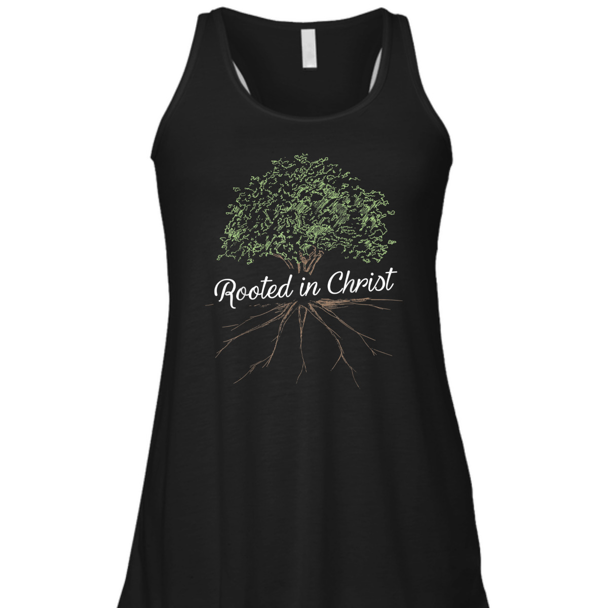Rooted In Christ T-Shirt Christian Religious Gift Rooted In Christ T-Shirt Christian Religious Gift