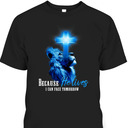 Christian Bible Verse I Can Face Tomorrow T-Shirt Lion Religious Gift Christian Bible Verse I Can Face Tomorrow T-Shirt Lion Religious Gift