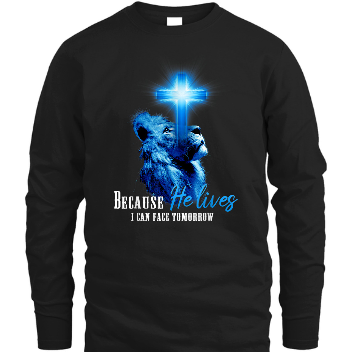Christian Bible Verse I Can Face Tomorrow T-Shirt Lion Religious Gift Christian Bible Verse I Can Face Tomorrow T-Shirt Lion Religious Gift