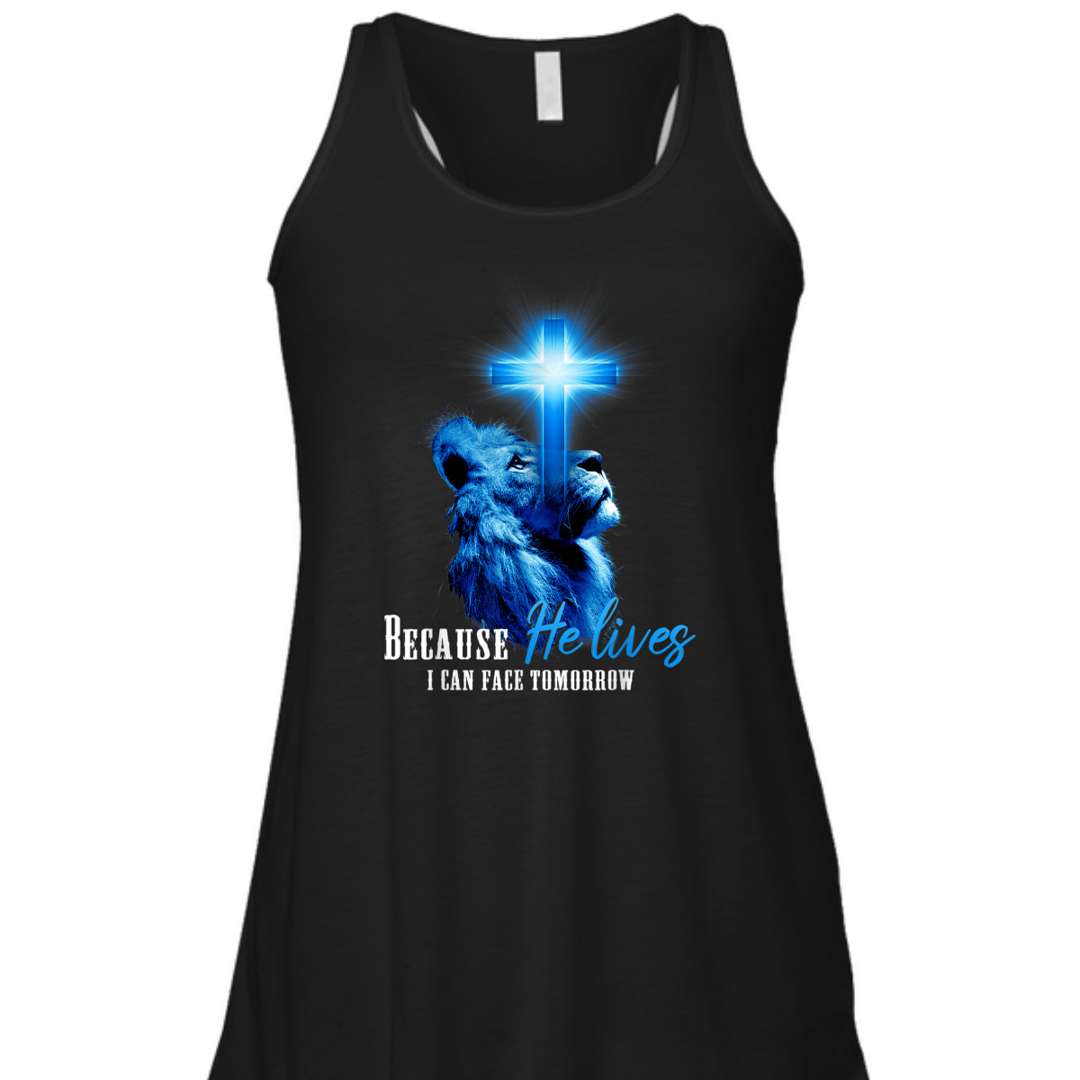 Christian Bible Verse I Can Face Tomorrow T-Shirt Lion Religious Gift