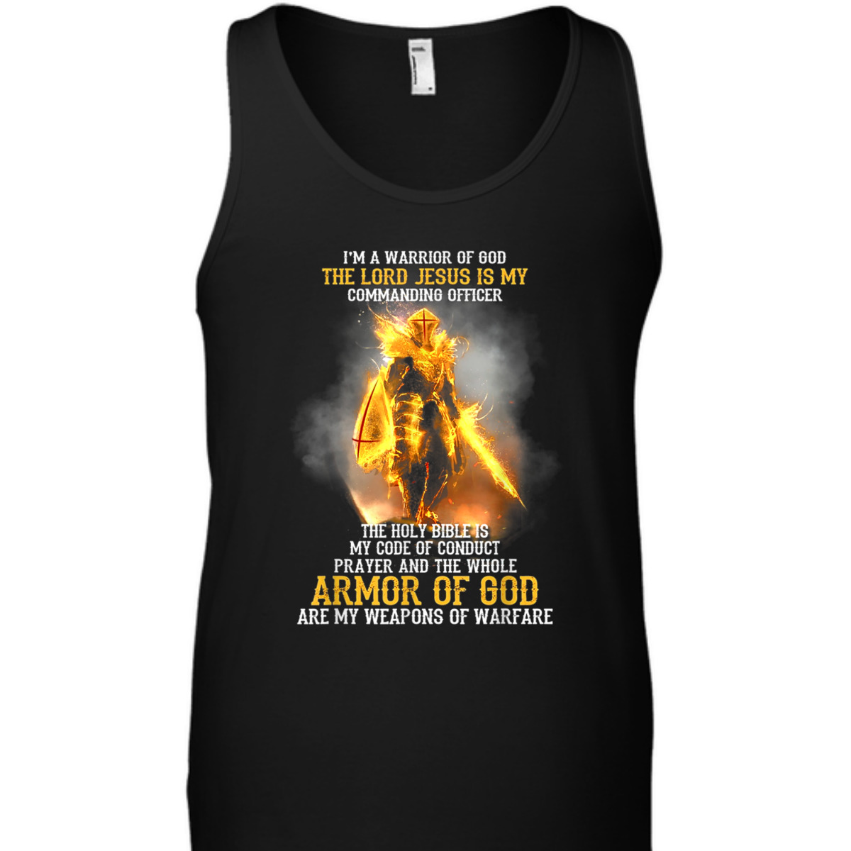 I'm A Warrior Of God The Lord Jesus Is My Commanding Officer T-Shirt Armor Of God Religious Gift I'm A Warrior Of God The Lord Jesus Is My Commanding Officer T-Shirt Armor Of God Religious Gift