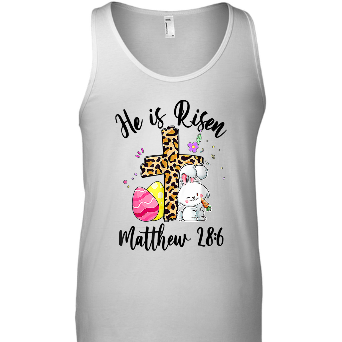 Matthew 28:6 T-Shirt He Is Risen Jesus Christian Floral Leopard Cross Matthew 28:6 T-Shirt He Is Risen Jesus Christian Floral Leopard Cross