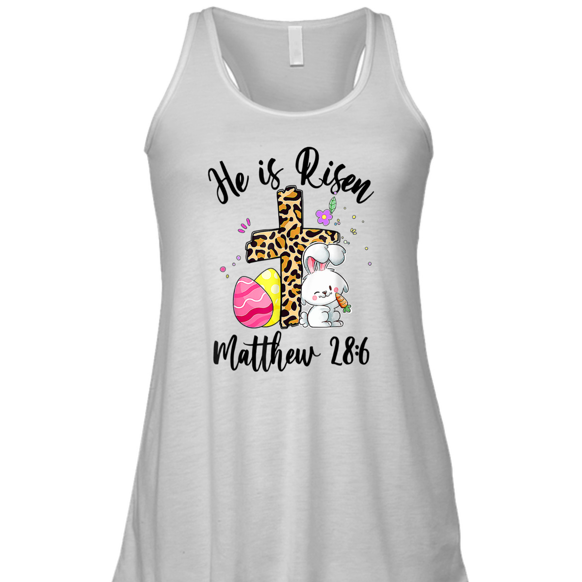 Matthew 28:6 T-Shirt He Is Risen Jesus Christian Floral Leopard Cross Matthew 28:6 T-Shirt He Is Risen Jesus Christian Floral Leopard Cross