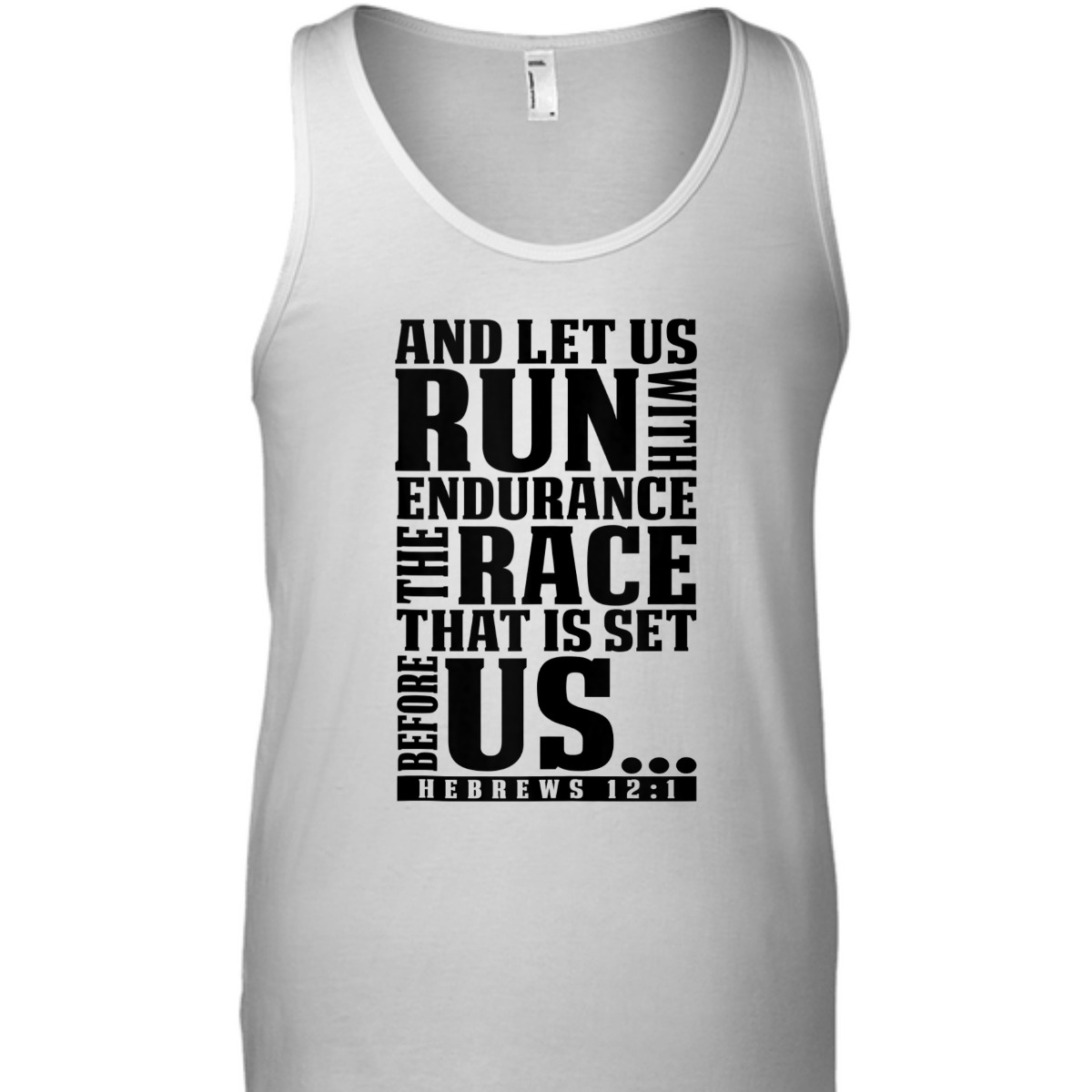 Bible Verse T-Shirt Let Us Run With Endurance Hebrews 12:1 Christian Racers Religious Gift Bible Verse T-Shirt Let Us Run With Endurance Hebrews 12:1 Christian Racers Religious Gift