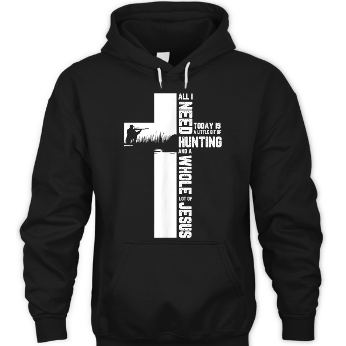 Hunting And A Whole Lot Of Jesus Christian Cross Religious T-Shirt Hunting And A Whole Lot Of Jesus Christian Cross Religious T-Shirt