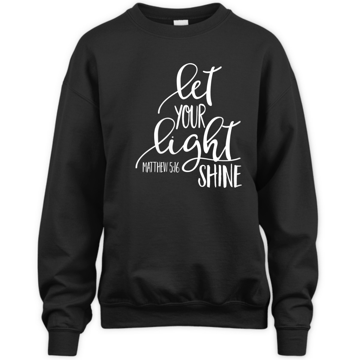 Matthew 5:16 Bible Verse T-Shirt Let Your Light Shine Matthew 5:16 Bible Verse T-Shirt Let Your Light Shine