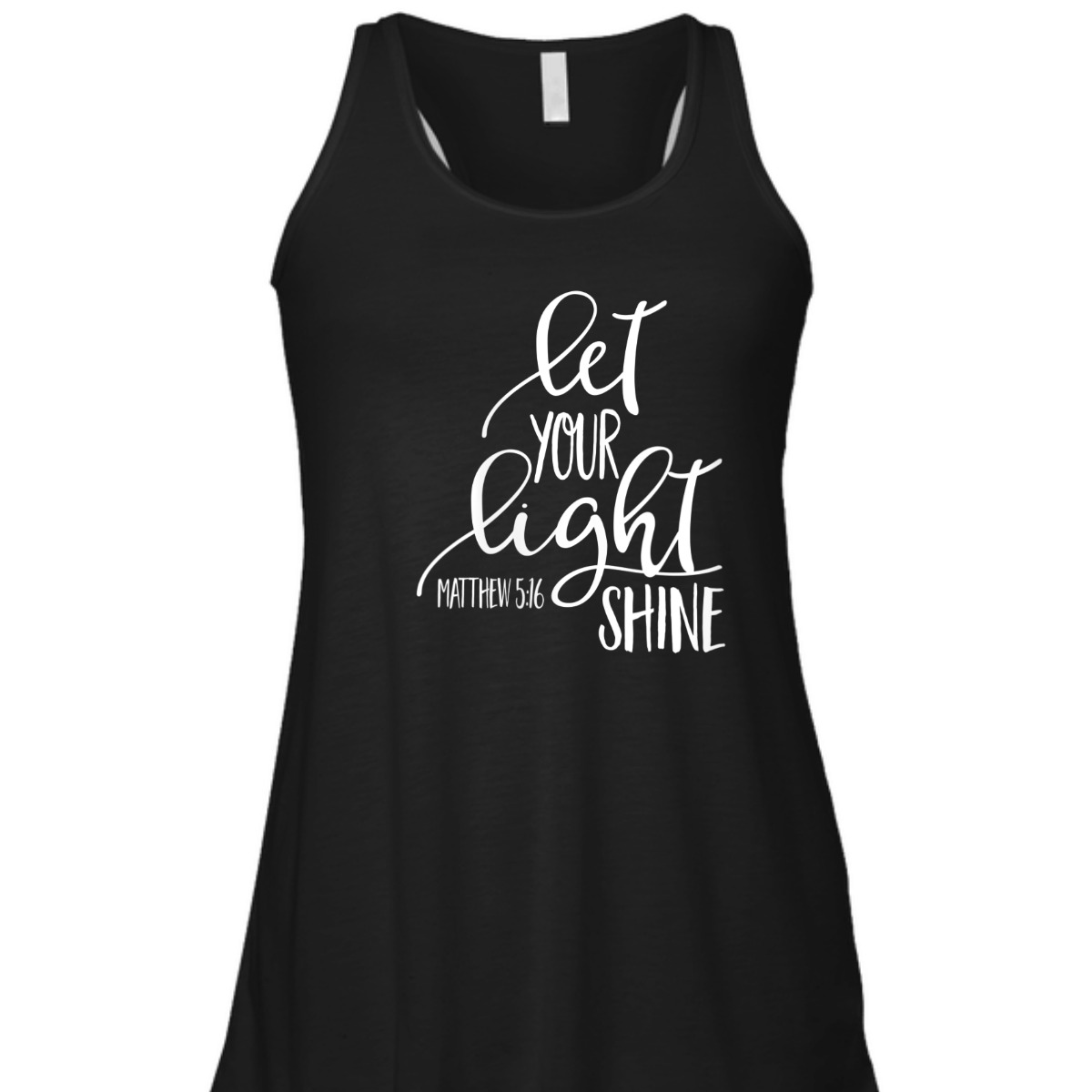 Matthew 5:16 Bible Verse T-Shirt Let Your Light Shine
