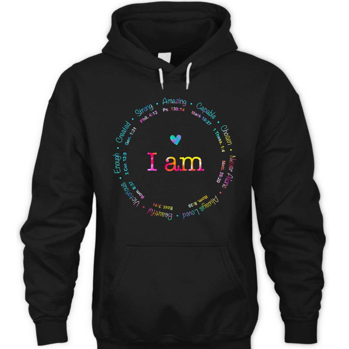 Tie Dye I Am Inspiration Bible Verse T-Shirt Christian Religious Gift Tie Dye I Am Inspiration Bible Verse T-Shirt Christian Religious Gift